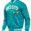 Charlotte Hornets 2023 24 City Edition Teal Jacket