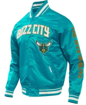 Charlotte Hornets 2023 24 City Edition Teal Jacket