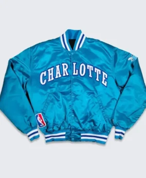 Charlotte Hornets 90’s Blue Varsity Jacket
