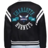 Charlotte Hornets Black Printed Logo Jacket