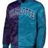 Charlotte Hornets Fast Break Purple And Teal Jacket