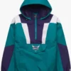 Charlotte Hornets Half Zip Pullover Jacket