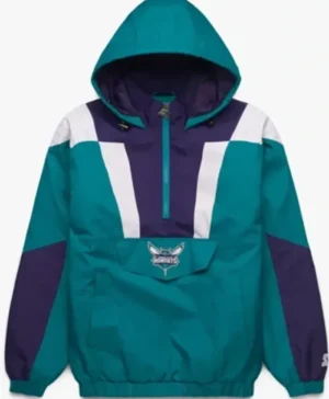 Charlotte Hornets Half Zip Pullover Jacket
