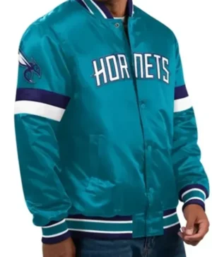 Charlotte Hornets Home Game Varsity Teal Jacket