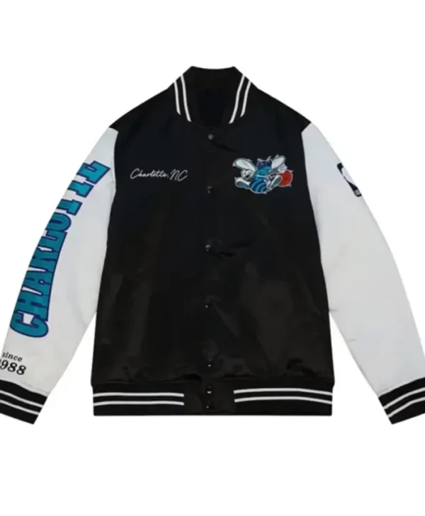 Charlotte Hornets Team Origins Black And White Jacket