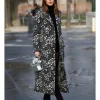 Charlotte Ritter Floral Chanel Black Coat