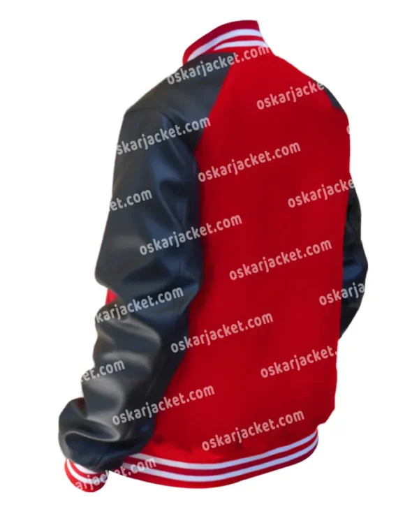 Chicago Bulls 80’s Red And Black Varsity Jacket