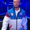 WWE 2025 Cody Rhodes Stars And Stripes Windbreaker Full Zip Jacket