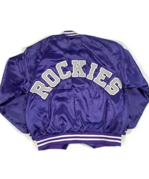 Colorado Rockies 80’s Varsity Purple Jacket