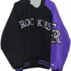 Colorado Rockies Diamond Series Varsity Jacket