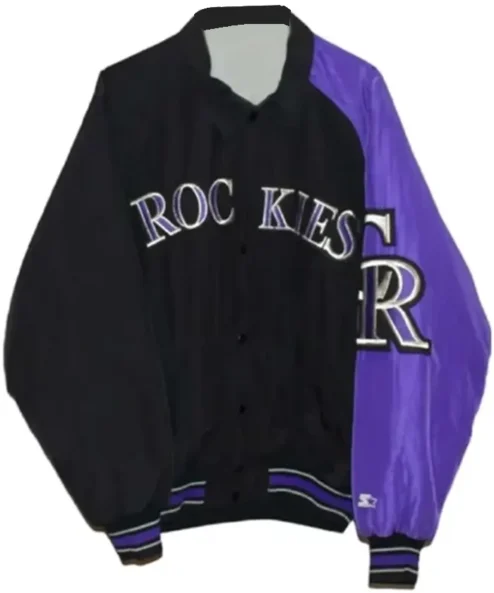 Colorado Rockies Diamond Series Varsity Jacket