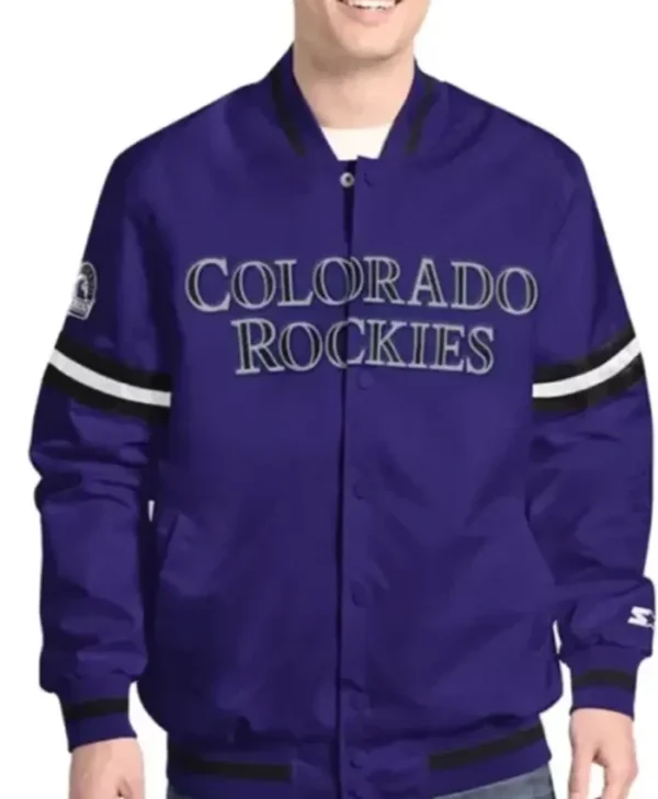Colorado Rockies Scout Varsity Jacket