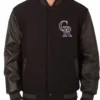 Colorado Rockies Varsity Black Jacket
