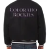 Colorado Rockies Varsity Black Jacket
