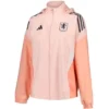 Ebony Salmon Aston Villa Training All Weather Pink Hooded Jacket