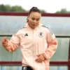 Ebony Salmon Aston Villa All Weather Pink Hooded Jacket