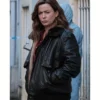 Eve Myles The Crow Girl 2025 Jeanette Kilburn Black Jacket