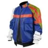 Film SING 2 Halsey Porsche Crystal Stylish Leather Bomber Jacket For Unisex