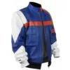 SING 2 Halsey Porsche Crystal Stylish Leather Bomber Jacket For Unisex