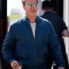 Formula 1 British Grand Prix Brad Pitt Blue Bomber Jacket
