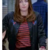 TV-Series Brooklyn Nine-Nine Gina Linetti Black Satin Bomber Jacket