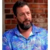 Good Morning America 2025 Adam Sandler Troplical Leaf Printed Shirt