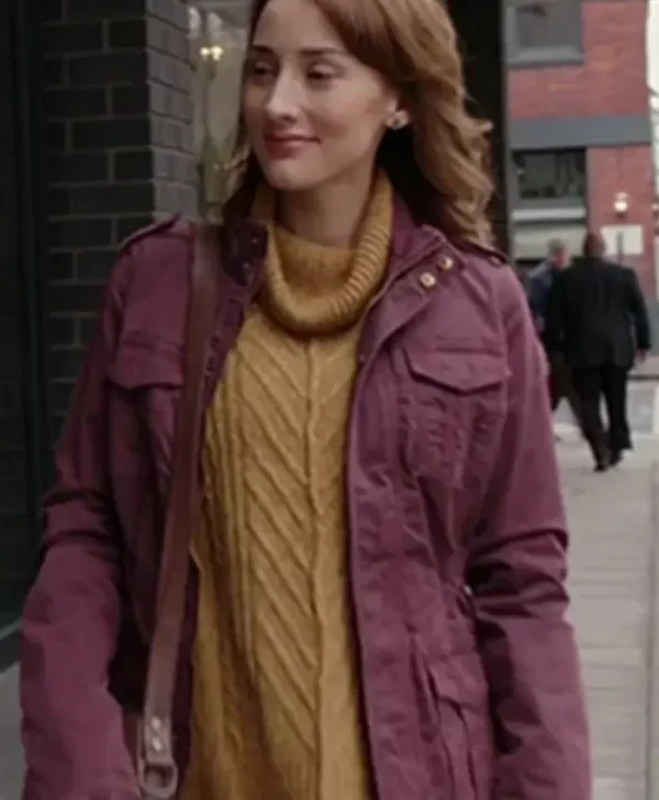 Grimm S05 Bree Turner Maroon Jacket