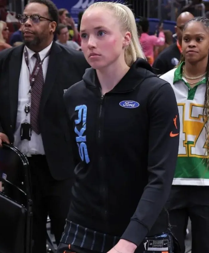 Hailey Van Lith Chicago Sky Black Jacket