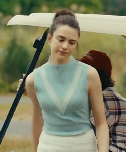 Margaret Qualley Film Happy Gilmore 2 Sally Sweater Vest