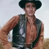 James Drury The Virginian Leather Vest
