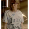 Taylor Swift You Belong With Me Junior Jewels Printed White Shirt