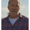 Kevin Costner’s the West Rose Blue Plaid Shirt