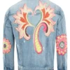 Kevin Cronin Good Morning America Denim Floral Jacket