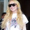 Shop NYC 2025 Lindsay Lohan White Graphic Tee