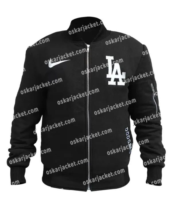 Los Angeles Dodgers Bomber Black Jacket