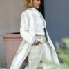 Los Angeles Extra Show 2025 Kat Graham Off White Long Coat