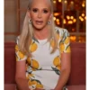 2025 TV Series Love Hotel Beador Lemon Printed Dress