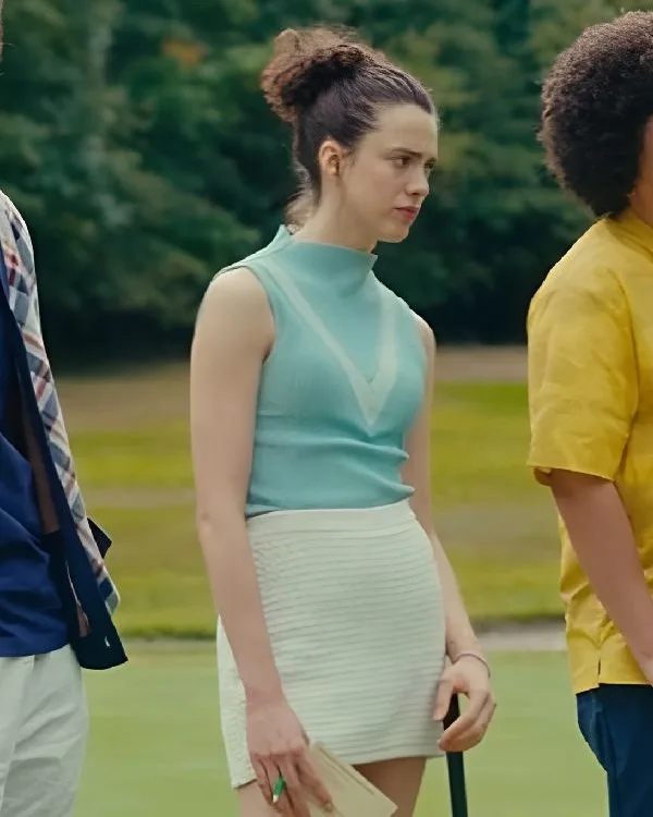 Margaret Qualley Happy Gilmore 2 Sally Sweater Vest