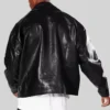 Mens Oversized Biker Black Jacket