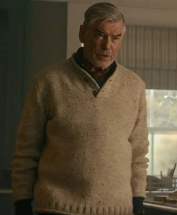 Conrad Harrigan MobLand 2025 Pierce Brosnan Sweater