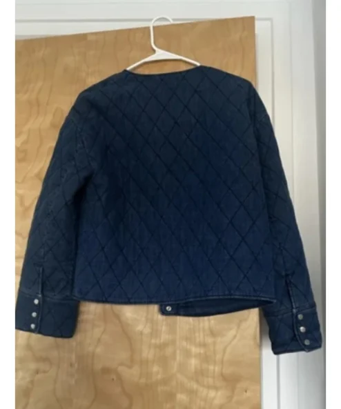 The Today Show 2025 Molly Hunter Denim Quilted Jacket