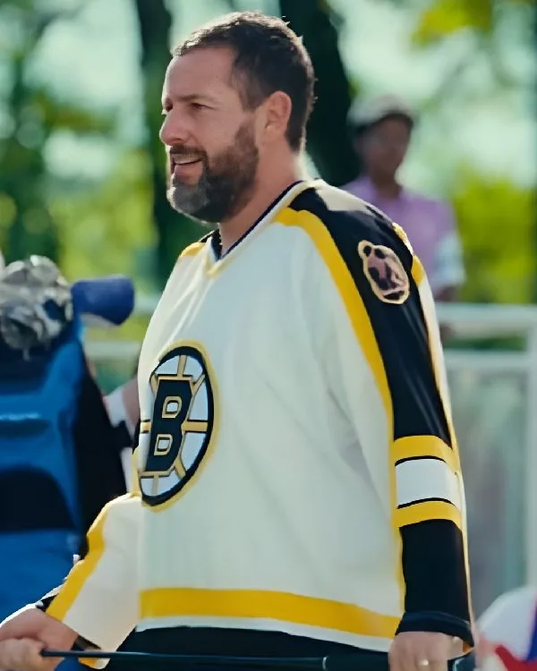 Adam Sandler Happy Gilmore 2 White Blank Boston Jersey