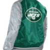 NY Jets Renegade Varsity Green And Grey Jacket