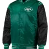 NY Jets Starter Green And Black Varsity Jacket