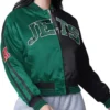 NY Jets Zone Blitz Green And Black Varsity Jacket