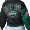 NY Jets Zone Blitz Varsity Green And Black Jacket