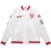 Baseball Team New York Mets City Collection Satin Varsity Jacket