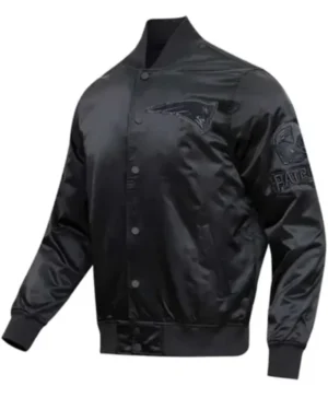 New England Patriots Black Triple Varsity Jacket