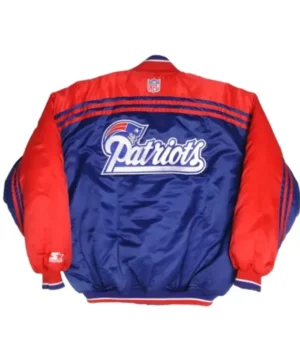 New England Patriots Blue And Red 1990s Jacket