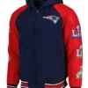 New England Patriots Defender Royal Hooded Jacket